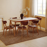 Temple &amp; Webster Larsen Faux Leather Dining Chairs
