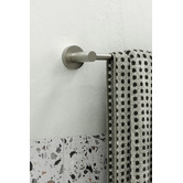 Temple &amp; Webster Clovelly Brushed Nickel 750mm Single Towel Rail