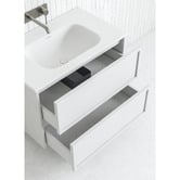 Temple &amp; Webster Cali 750mm Vanity Package with Oval LED Mirror