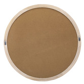 Temple &amp; Webster Mikko Round Wood Wall Mirror