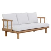 Temple &amp; Webster Bellambi Acacia Wood Outdoor Daybed
