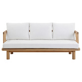Temple &amp; Webster Bellambi Acacia Wood Outdoor Daybed