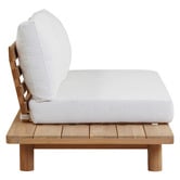 Temple &amp; Webster 5 Seater Clifton Acacia Wood Outdoor Modular Lounge Set