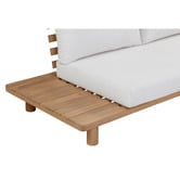 Temple &amp; Webster 5 Seater Clifton Acacia Wood Outdoor Modular Lounge Set
