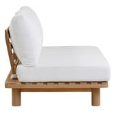Temple &amp; Webster 5 Seater Clifton Acacia Wood Outdoor Modular Lounge Set