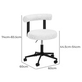 Temple &amp; Webster Hannon Boucle Office Chair