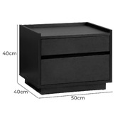 Temple &amp; Webster Rhet Bedside Table