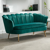 Temple &amp; Webster Marianna 2 Seater Velvet Sofa