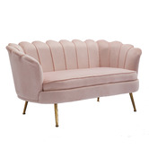 Temple &amp; Webster Marianna 2 Seater Velvet Sofa