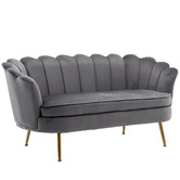 Temple &amp; Webster Marianna 2 Seater Velvet Sofa