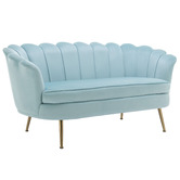 Temple &amp; Webster Marianna 2 Seater Velvet Sofa