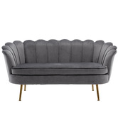 Temple &amp; Webster Marianna 2 Seater Velvet Sofa