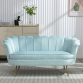 Temple &amp; Webster Marianna 2 Seater Velvet Sofa