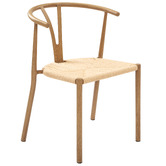 Temple &amp; Webster Elysia Wishbone Replica Metal Dining Chairs
