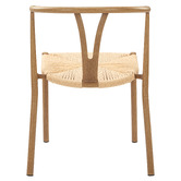 Temple &amp; Webster Elysia Wishbone Replica Metal Dining Chairs
