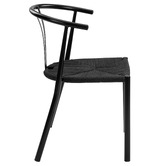 Temple &amp; Webster Elysia Wishbone Replica Metal Dining Chairs