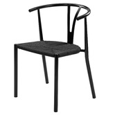 Temple &amp; Webster Elysia Wishbone Replica Metal Dining Chairs