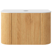 Temple &amp; Webster Nomad 750mm Vanity Package with Arch Shaving Cabinet