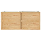 Temple &amp; Webster Cali 1200mm Double Vanity Package with Rectangular Shaving Cabinet