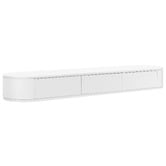 Temple &amp; Webster 200cm Cannes Curved Wall-Mounted TV Unit