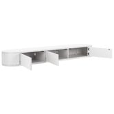 Temple &amp; Webster 200cm Cannes Curved Wall-Mounted TV Unit
