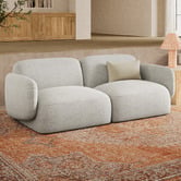 Temple &amp; Webster 3 Seater Natural Moab Modular Sofa Set