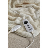 Temple &amp; Webster Check Heated Electric Throw Blanket