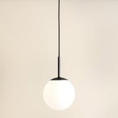 Temple &amp; Webster Leah Frosted Glass Pendant Light