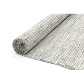Temple &amp; Webster Grey Skandi Hand-Woven Reversible Wool Rug