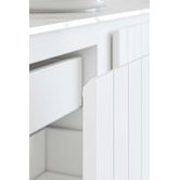 Temple &amp; Webster Belmont 1200mm Matte White Wall Hung Double Vanity