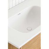 Temple &amp; Webster Cali 750mm Wall Hung Single Vanity with Integrated Basin