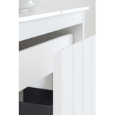 Temple &amp; Webster Belmont 750mm Matte White Wall Hung Single Vanity