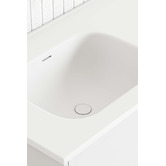 Temple &amp; Webster Cali 900mm Wall Hung Single Vanity with Integrated Basin