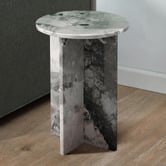 Temple &amp; Webster Maria Marble Side Table