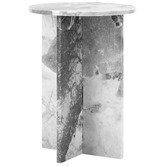 Temple &amp; Webster Maria Marble Side Table