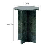 Temple &amp; Webster Maria Marble Side Table