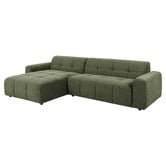 Temple &amp; Webster Quinn 4 Seater Upholstered Sofa with Reversible Chaise