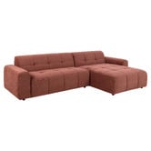 Temple &amp; Webster Quinn 4 Seater Upholstered Sofa with Reversible Chaise