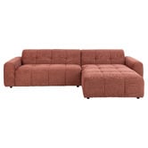 Temple &amp; Webster Quinn 4 Seater Upholstered Sofa with Reversible Chaise