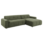 Temple &amp; Webster Quinn 4 Seater Upholstered Sofa with Reversible Chaise