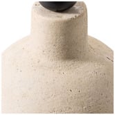Temple &amp; Webster Pallas Travertine-Look Table Lamp