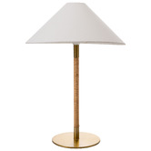Temple &amp; Webster 56cm Wenzel Jute &amp; Rattan Table Lamp