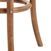 Temple &amp; Webster 65cm Premium Luca Beech Wood &amp; Rattan Barstool