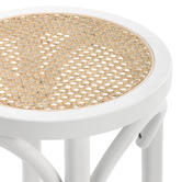 Temple &amp; Webster 65cm Premium Luca Beech Wood &amp; Rattan Barstool