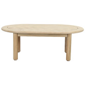Temple &amp; Webster Corfu Acacia Wood Outdoor Coffee Table