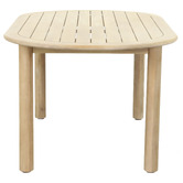 Temple &amp; Webster 6 Seater Corfu Acacia Wood Outdoor Dining Table