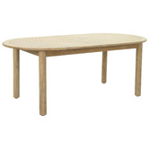 Temple & Webster 8 Seater Corfu Outdoor Extendable Dining Table