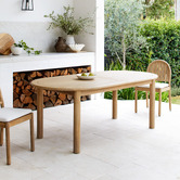 Temple & Webster 8 Seater Corfu Outdoor Extendable Dining Table