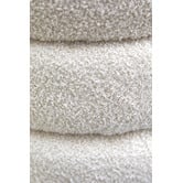 Temple &amp; Webster Toby Teddy Round Storage Ottoman/Coffee Table