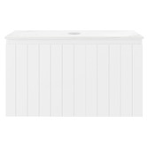 Temple &amp; Webster Belmont 750mm Matte White Wall Hung Single Vanity